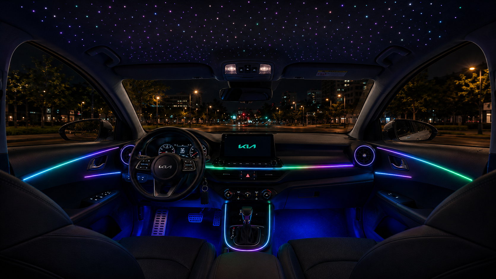 Dirección de estilo para starlight e iluminación ambiental.